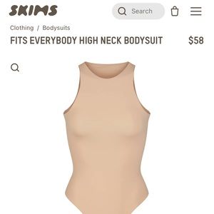 SKIMS Fits Everybody High Neck Bodysuit